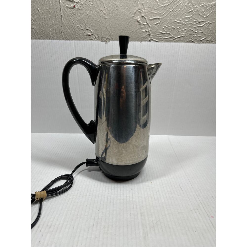 Vintage Farberware SuperFast 12-Cup Automatic Percolator Coffee‎ Pot Model 142RS
